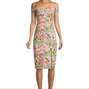 NWT Aidan Mattox Off-the-shoulder Dress Size 14